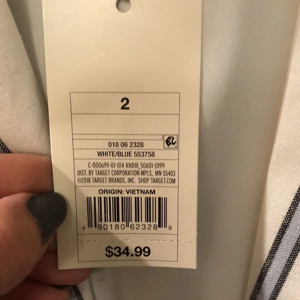 A new day linen lined blazer with new with tag - Picture 3 of 6